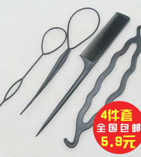梳子盘发器套装 新品套装 魔力盘发器四件套包邮