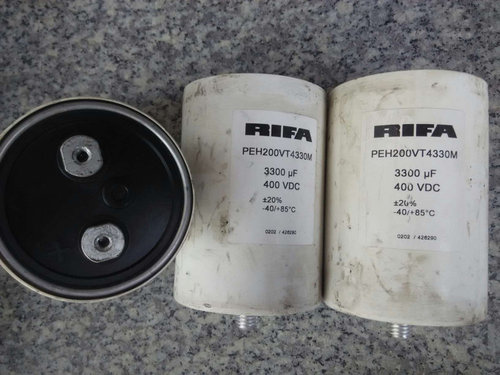 力发 RIFA PEH200系列 400V 3300UF 高压发烧滤波电容 螺栓型电容