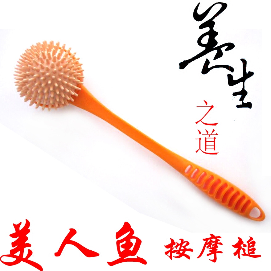火柴棒美人鱼硅胶按摩锤子穴位敲打锤经络锤养生捶背健身捶拍打锤