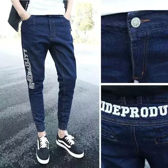 Jeans pour adolescent pieds Slim pour Quatre saisons - Ref 1465605 Image 1