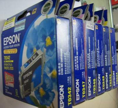 原装正品 T0344 T0347/T0348 T0346 EPSON T0347墨盒 2100墨盒