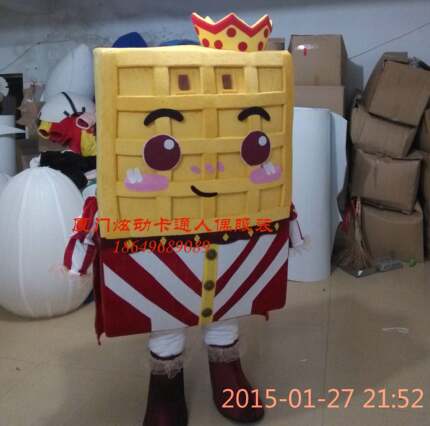 玩具，公仔，人偶服，卡通服装，华夫饼干道具宣传装，玩偶头套。