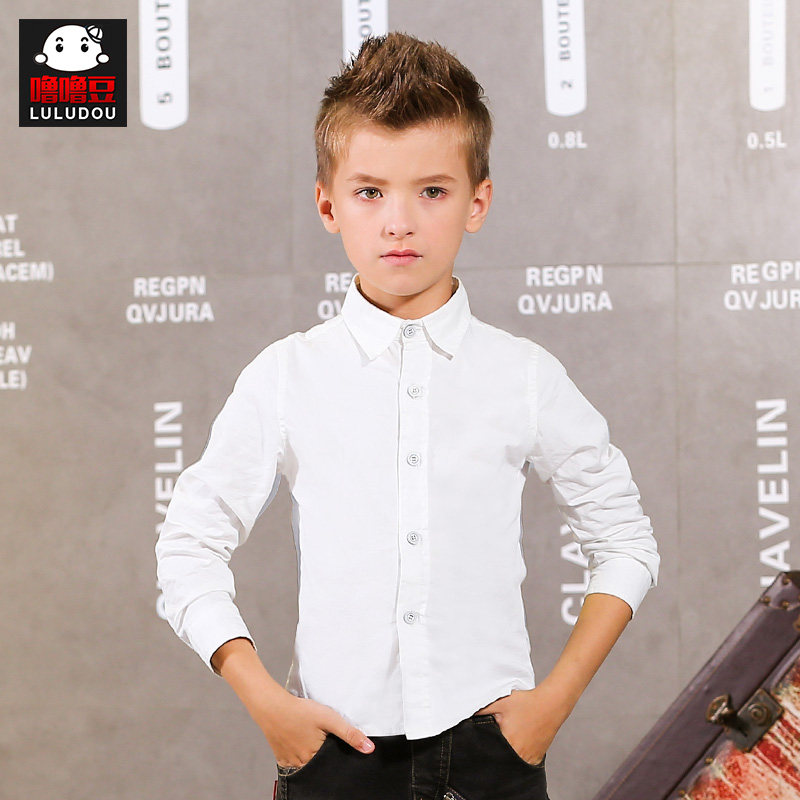 Chemise garcon à manche longue - Ref 2075116 Image 1