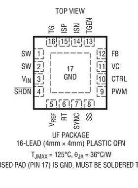 进口原装  LT3517EUF LT3517IUF LT3517HUF LT3517 QFN现货