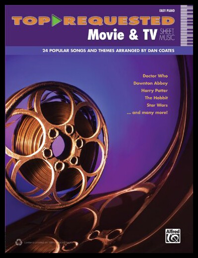 【预售】Top-Requested Movie & TV Sheet Music: Easy Piano