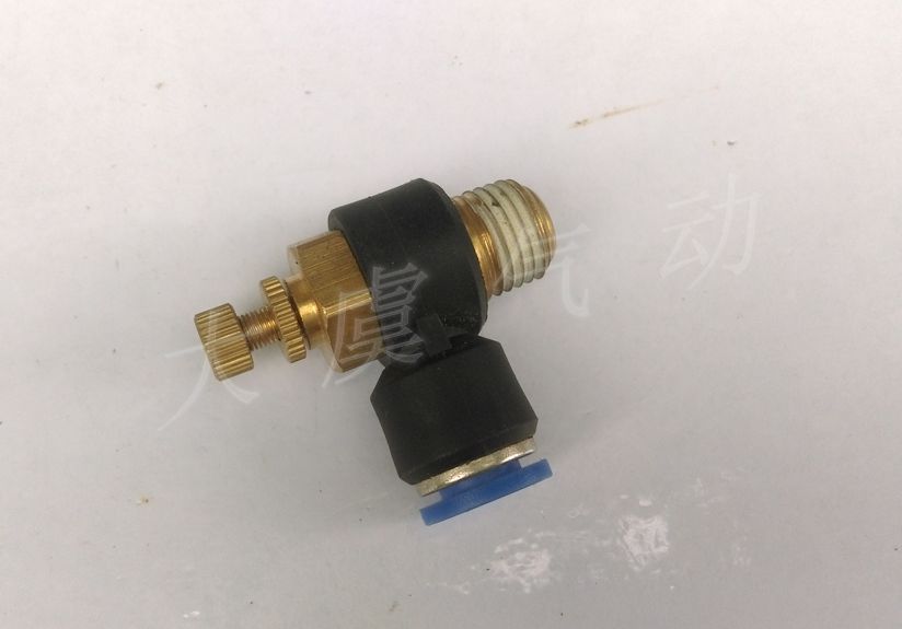 L型节流阀/调速接头/调节阀SL6-M5/4-M5/4-1/8-2/10-3/12-4