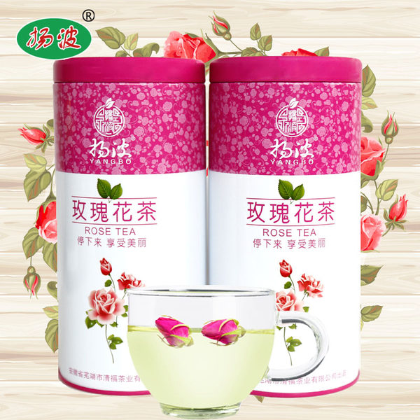 扬波 平阴玫瑰花茶 罐装 80g*2罐 优惠券折后￥19.9包邮（￥29.9-10）