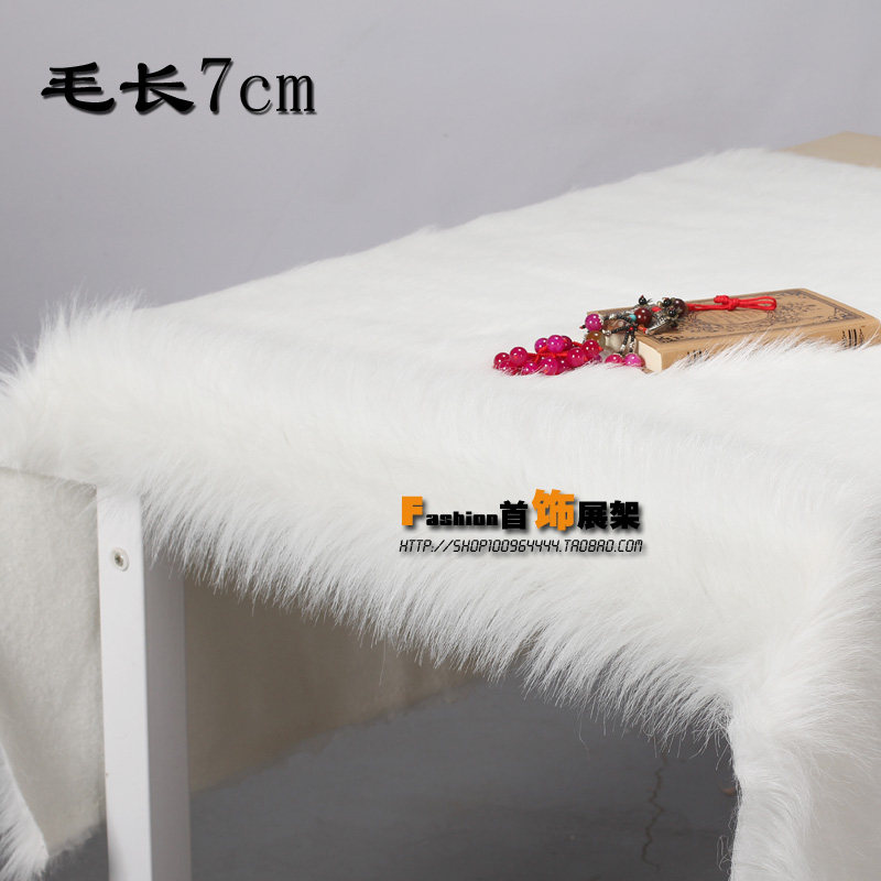 7CM纯白色长毛绒布料毛料 饰品首饰柜台毛绒布垫展示布背景布0.3,居家布艺,海绵垫/布料/面料/手工diy,淘宝优惠券,粉丝福利购,淘宝优惠卷
