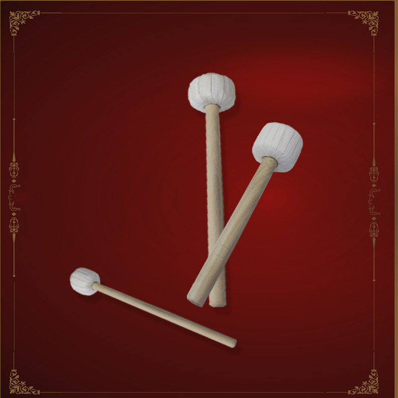 木森乐器响铜布鼓棒锣棒大号敲锣的棒敲锣捶棒锣锤棒敲锣棒打锣棒