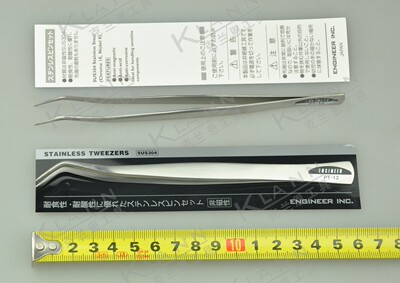 日本工程师ENGINEER BS型弯头尖嘴不锈钢镊子 PT-12 适合拐角使用
