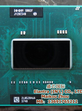 至尊 I7 2960XM CPU SR02F 2.7-3.7G/8M 原装正式版PGA原针 HM65