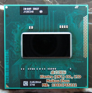 至尊 I7 2960XM CPU SR02F 2.7-3.7G/8M 原装正式版PGA原针 HM65