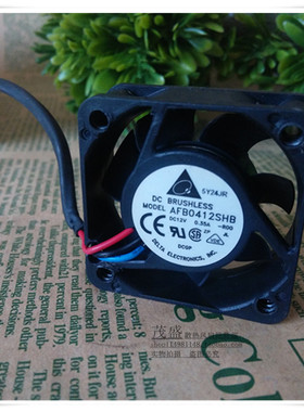 正品台达DELTA 4015 4CM 双滚珠 12V0.35A大风量风扇AFB0412SHB