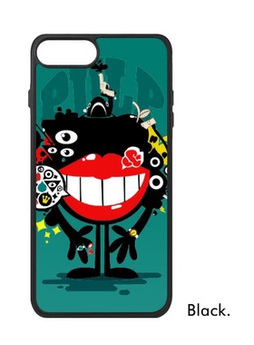 适用于iPhone宇宙和外星怪物插画Xr手机壳max保护套678pro硅胶112