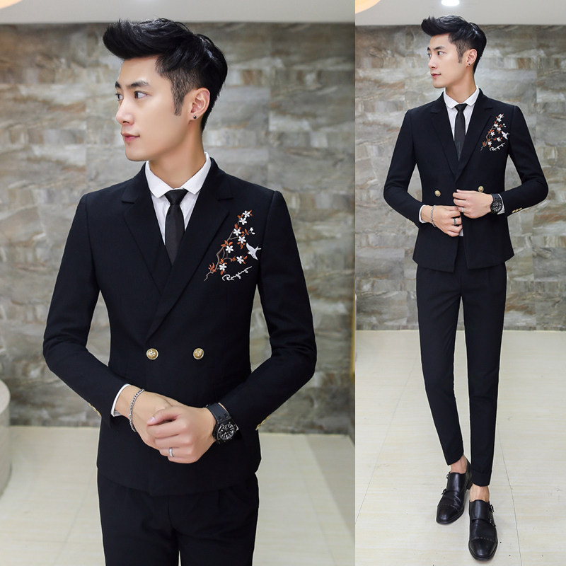 Costume homme en coton pour automne - Ref 1578568 Image 1