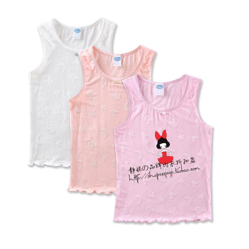 专柜货 三枪迪士尼儿童内衣 女童莫代尔提花米奇背心宝宝打底内衣在类目 童装/婴儿装/亲子装, 背心吊带中 - 来自Buy2taobao.com提供专业的淘宝代购服务