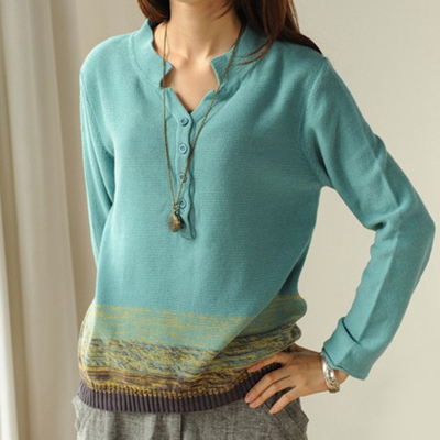 大码斯琴风格春秋休闲文艺纯棉