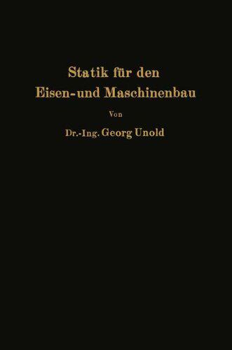 【预订】Statik Fur Den Eisen- Und Maschinenbau