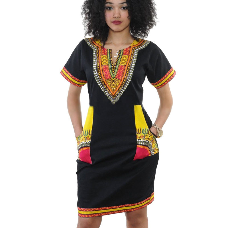 Women African Print female Dress Plus Big Size XXL XXXL Largein the Women's clothing/Boutique , Dress  category - from Buy2taobao.com to provide professional Taobao agent buy service
