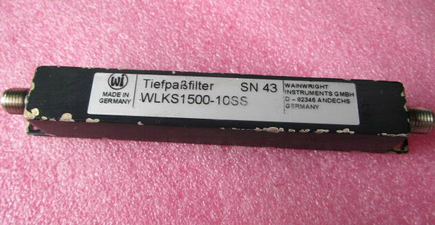 WI 进口 WLKS1500-10SS 1500MHz SMA母 RF 射频微波同轴低通滤波器 表面镀银有点发黑， 不影响指标。 质量包好，包能用 可提供详细测试图 品牌：WI 型号：WLKS1500-7SS 截止频率：1500MHz 通过频率：DC-1500MHz 有测试图