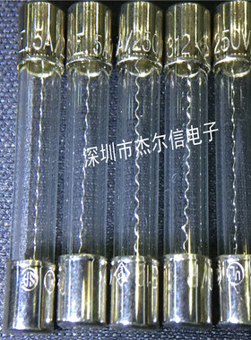 F5AL250V 5A250V 美国力特玻璃快断保险丝 6X30MM进口原装 可直拍