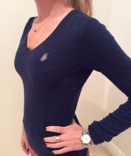 孤品！难得的好货~ 高端polo纯羊毛V领针织衫/毛衣RL 卡其色无标