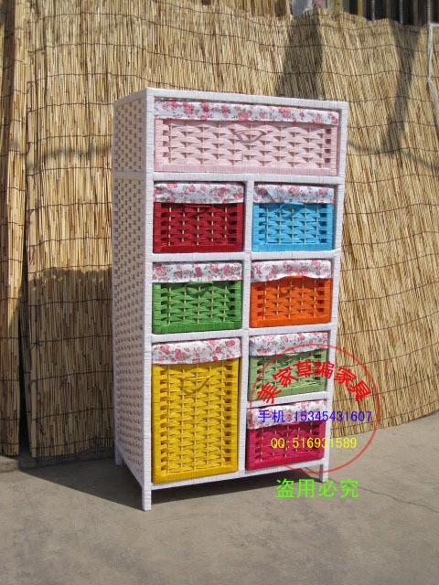 Straw Rattan bedside cupboard Simplicity Toys Lockers Storage cabinet Straw wardrobe Shoe cabinetin the Storage consolidation , Home Storage appliances , Cabinets , Shoebox  category - from Buy2taobao.com to provide professional Taobao agent buy service