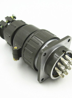 P32J4Q航空插头插座 圆形连接器 14芯 反装