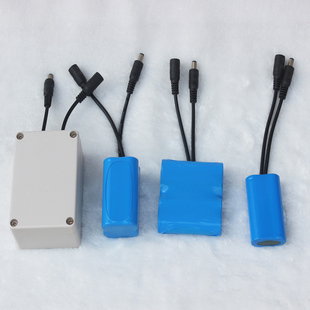 18650扩音器锂电池组大容量7.4V伏8.4V带保护板移动外接电媒电源