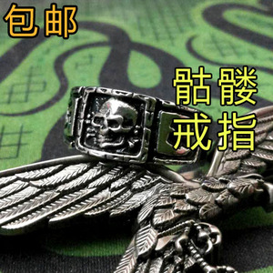 钛钢男士戒指 骷髅头闪电嘻哈希姆莱朋克 铁盒包装 独家限量发售