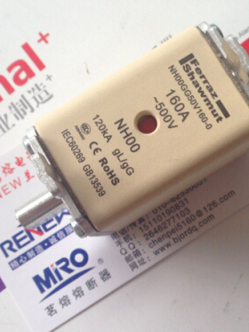 FerrazShawmut熔断器双指示熔断器NH00GG50V160-0 NH00