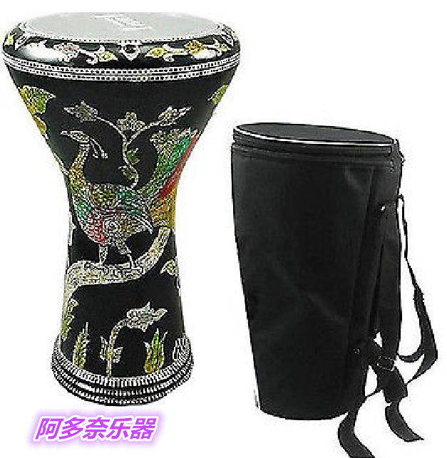 埃及进口乐器中东鼓 阿拉伯鼓Doumbek 镶嵌珍珠母肚皮舞鼓Darbuka