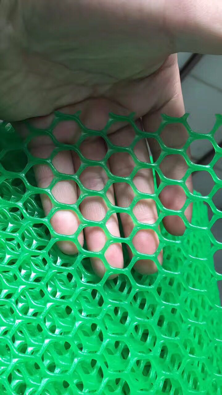 0.8-1厘米孔塑料绿色网绿色塑料护栏绿色养鸡网阳台窗户塑料护栏