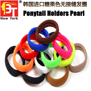 韩国发圈头饰弹力糖果皮筋发绳头绳毛巾发圈ponytail holders