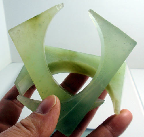 纯天然岫玉原石岫岩玉毛料DIY雕刻练手或标本收藏-5