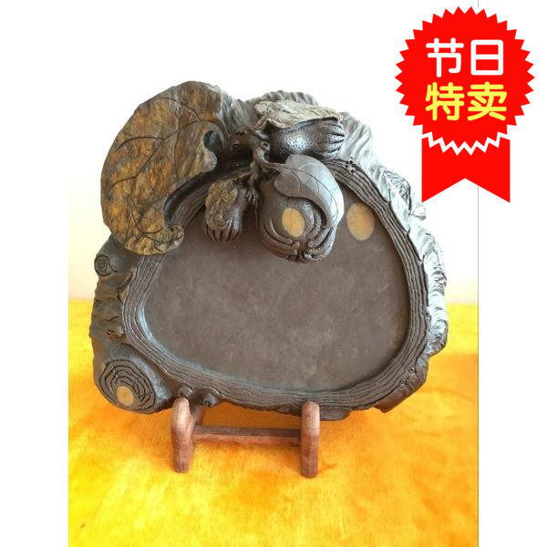 文房四宝精品端州古典砚台端砚梅花坑有石眼收藏实用美观送礼佳品