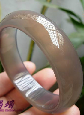 纯天然巴西玛瑙通透玉髓手镯