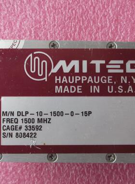 美国MITEQ DLP-10-1500-0-15P 1.5GHz SMA 射频微波锁相环振荡器