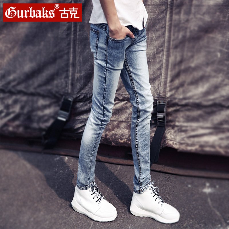 Jeans pour jeunesse pieds Slim GURBAKS en coton pour Quatre saisons - Ref 1485931 Image 1