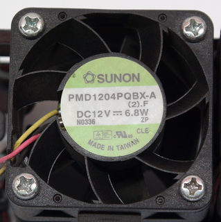 建准 SUNON pmd1204Pqbx-a 4cm 37s12f 12V n0366静音散热风扇3线