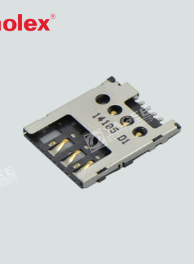 78646-3001 786463001莫仕molex连接器 内存卡插座6P micro-SIM