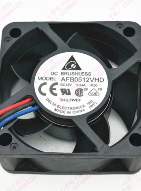 原装  AFB0512VHD -ROO 12V 0.24A 5020 5CM 3线 散热风扇