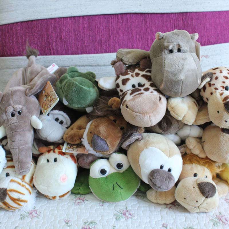 可爱卡通毛绒公仔笔袋送学生生日礼物礼品毛绒玩具摆件