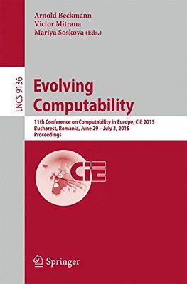 【预订】Evolving Computability