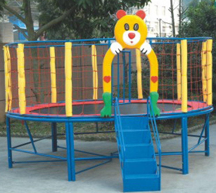 圆形玻璃钢室外大型蹦蹦床 跳床 蹦跳床 幼儿园体能训练感统跳床