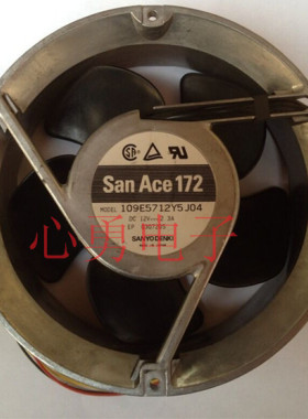 原装正品Sanyo/三洋铝机散热风扇109E5712Y5J04 12V 2.3A