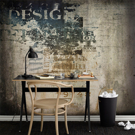 复古涂鸦无缝壁纸ktv咖啡客厅酒吧服装店沙发背景墙纸大型壁画574