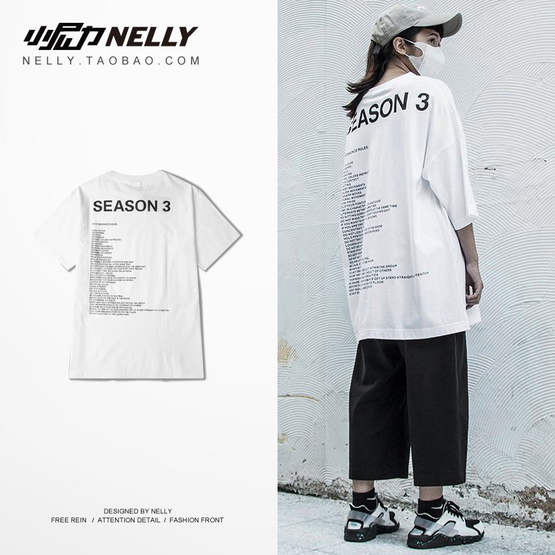 ÐÂÆ·°µºÚ¸ß½Ö³±ÅÆSEASON 3 OVERSIZEпîÄÐÅ®Çé¶ÌÐäTÐôÇé°ëÐä
