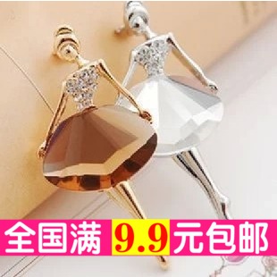 Broche Lovers en cristal artificiel - Ref 1170823 Image 1