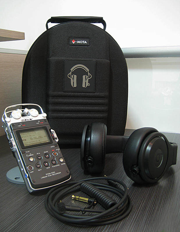 N-PULSE 24K大耳机包 混音师DJ耳机+PCM-D100伴侣 精品大耳机盒